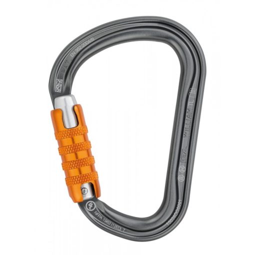 Petzl WILLIAM Tri-Act Carabiner Gray